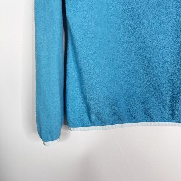 Patagonia Womens XSmall XS Mako Blue Micro D Fleece Snap T Pullover Sweatshirt - Picture 4 of 11